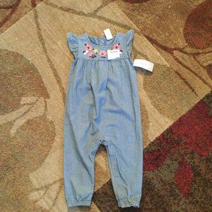 Carter's Girls Romper NWT